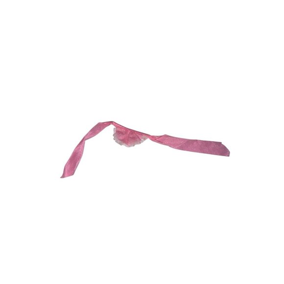 BARBIE SKIPPER APRON TEEN FUN 1987 PINK SHEER POLKADOTS ONLY CUTE DOLL CLOTHES - Picture 3 of 3